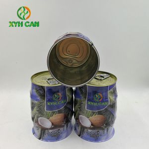 Metal Tin Can Coconut Oil Packaging 73×107mm Dimension Container