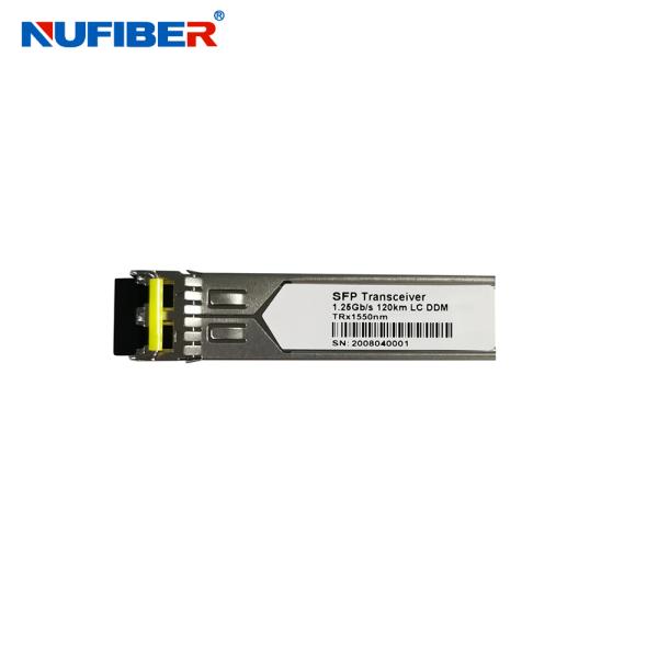 Long Distance SFP Transceiver 1.25Gb/s dual fiber single mode 120km 1550nm LC