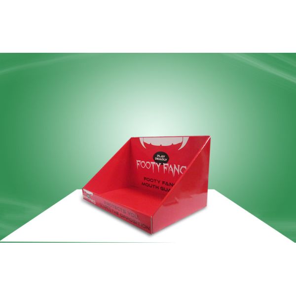 Buy Recyclable Red Strong Cardboard Countertop Displays Teeth - Protector at wholesale prices