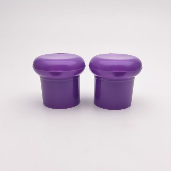 Buy Purple Mushroom Shape PP Plastic Flip Top Cap at wholesale prices