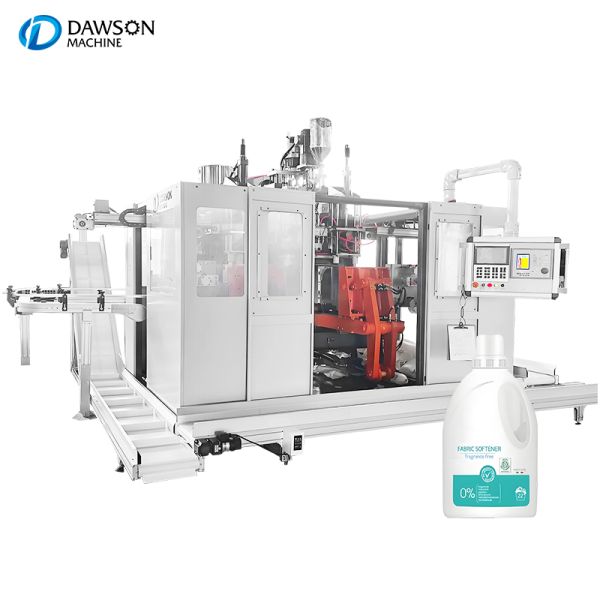 Buy Automatic Double Station Double Head Daily Chemical Laundry Detergent Clearner Bottle Extrusion Blow Molding Machines at wholesale prices