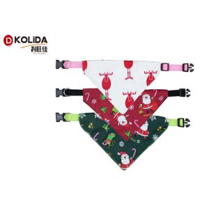 Saliva Towel Triangle Pet Collar Christmas Scarf XS S M L Size Long Service Life