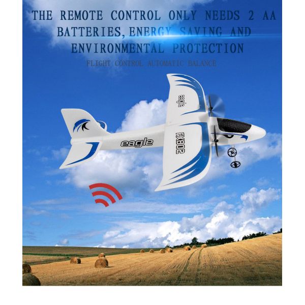 Foam Throwing Plane Airplane Toys Fx802 RC Eagle Glider Aircraft with Automatic Balance and Anti-collision Function
