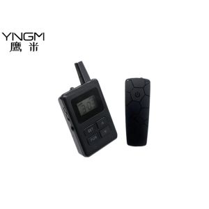 860MHz Ear Mounted GPSK Tour Guide Transmitter And Receiver Integrated