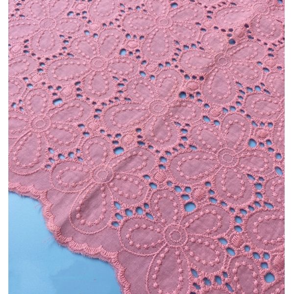 Factory sale Coloful Handmade DIY Clothes Accessories Embroidered Cotton Lace Fabric