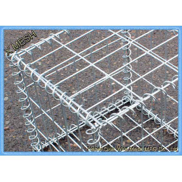 Buy Hot Galvanized Welded Gabion Baskets with 3.0mm Wire Diameter and 75 × 75 Mesh Open for Retaining Wall at wholesale prices
