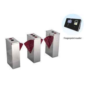 Compact Design Flap Barrier Turnstile Gate Mechanical Access Control Entrance