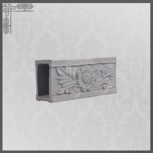 Handmade Unglazed Antique Chinese Clay Roof Tiles Garden 180mm Plain