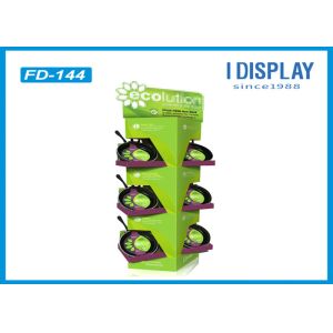 Corrugated Cardboard Floor Displays / Cardboard Shelf Display Custom Printed