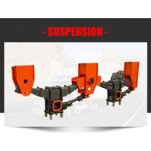 3 Axle Heavy Duty Trailer Suspension 90mm Tridem ODM