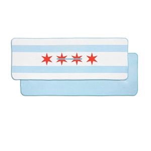 Square Shape Microfiber Embroidered Golf Towels With Clip