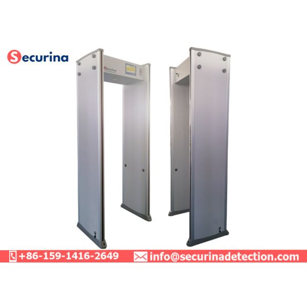 7 Inch LCD Display Door Frame Metal Detector 33 Pinpoint Zone For Doorways