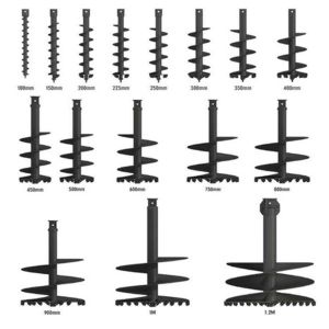 Excavator Clay Drilling Machine Hydraulic Earth Auger Attachment Construction
