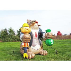 China Pvc Inflatable Advertising Props , Outdoor Activity Use Cartoon Model on sale