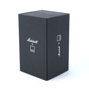 Handmade Matte Black Custom High End Clamshell Gift Box with Magnetic Closure