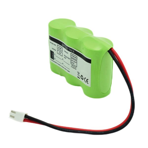 3S1P Side By Side Type 3.6V Ni-Mh C4700mAh High Temperature Rechargeable Battery OEM PVC