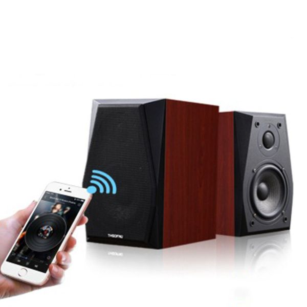 Premium 40W Bluetooth Bookshelf Speakers With Wide Frequency Range