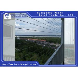 China 2.0mm 2.5mm SS 316 Balcony Invisible Grilles on sale