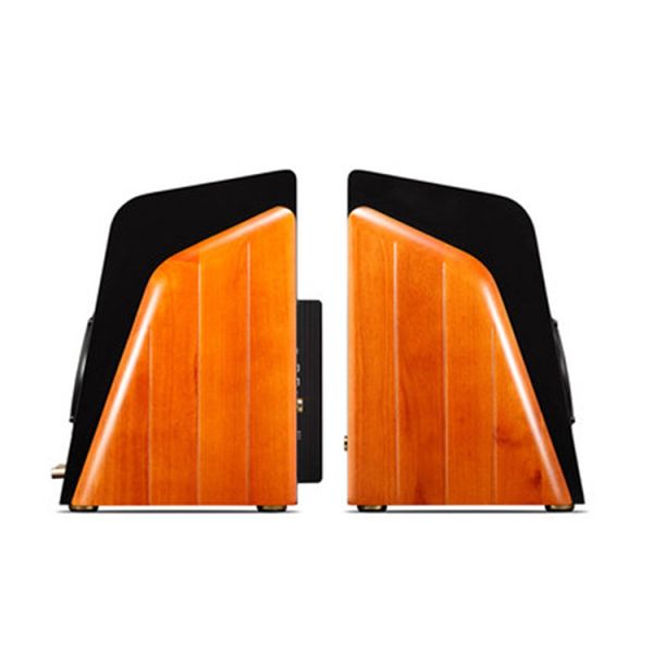 Vofull 2.0 Bookshelf Speakers - 4" Bass + 2" Silk Tweeter, 40W RMS