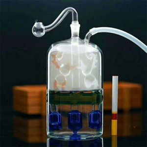 SGS Stainless Aluminum Hesen Hookah Shisha Glass