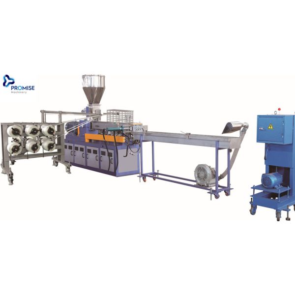 Buy Plastic Twin Screw Extruder Pelletizing machine with 300-500kg/H at wholesale prices