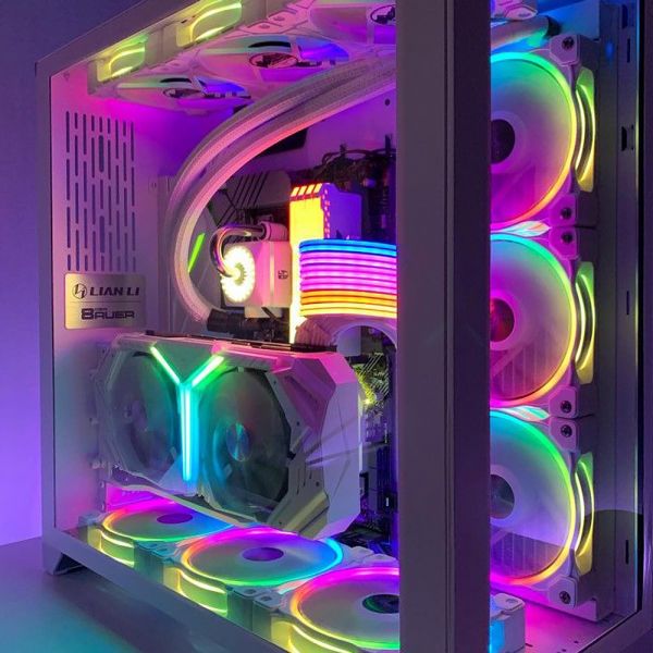 Innovation 24Pin RGB Straight Cable Extension Cable Power Supply Cables For Gaming PC Synchronous Single headlight