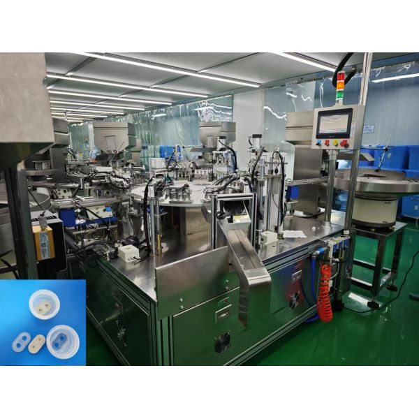 Euro Cap Assembly Machine For Plastic IV Infusion Bags And Bottles High