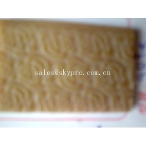 Abrasion resistant natural rubber shoe sole material sheets flower pattern