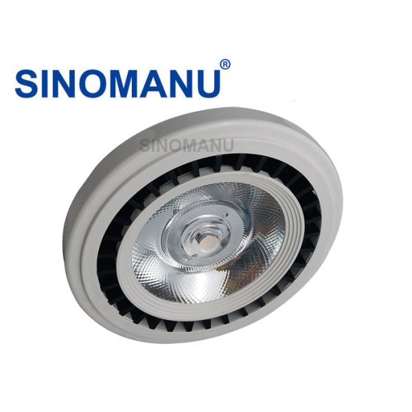 Buy DC24V Black LED Ar111 Gu10 15w 50000 Hours Lifespan D1118 * H56 MM Length at wholesale prices