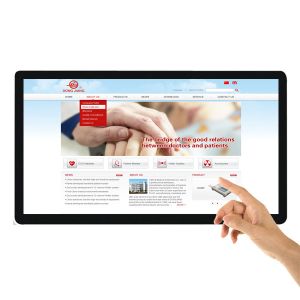 32 Inch Wall LCD Panel Digital Kiosk Machine Advertising Wall Hanging Menu Board