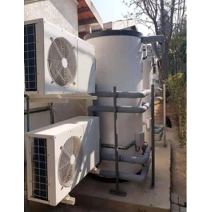 12 kW Domestic Air Source Heat Pump; with circulation pump inside