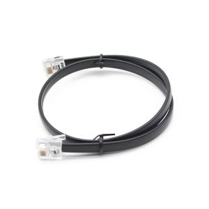 Indoor RJ12 6P6C Telephone Patch Cables Straight Modular Cable