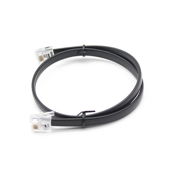 Buy Indoor RJ12 6P6C Telephone Patch Cables Straight Modular Cable at wholesale prices