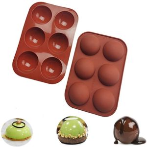 LFGB Approved Silicone Baking Moulds , OEM Silicone Sphere Mold Baking