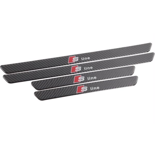 Audi A6L Interior Modified Carbon Fiber Decorative Stickers UV Glossy