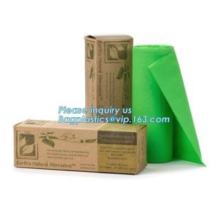 Biodegradable disposable compostable plastic bag and corn starch bag, Eco