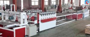 China Kitchen Cabinets Furniture WPC Board Production Line Output 340 - 380 kg/H on sale