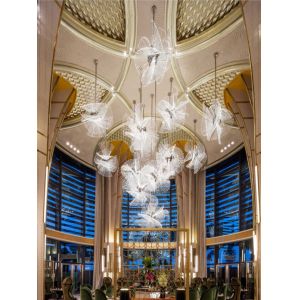 Creative Art Luxury Custom Led Chandelier For Hotel
