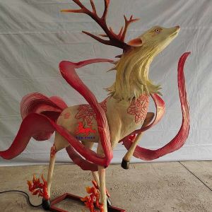 Customizable Realistic Animatronics Chinese Mythology Animal Pi Jiu