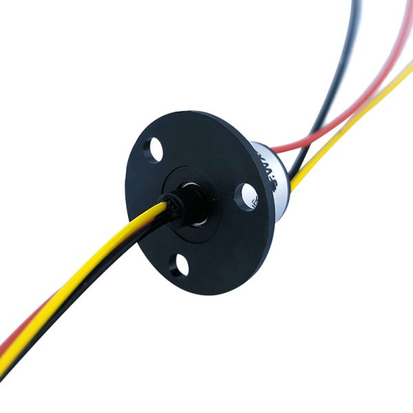 Buy OD 12.4mm 3 Circuit 2A Rotating Slip Ring With Flange Drones And Robot Slip Ring at wholesale prices