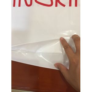 PE Printed Rope Single Shoulder Plastic Drawstring Backpack For Clothes , Gifts