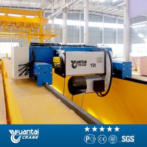 Quality Yuantai China top manufacture european bridge crane with electric hoist for sale
