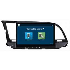 Ouchuangbo car radio gps nav android 8.1 sytstem for Hyundai Elantra 2016 with