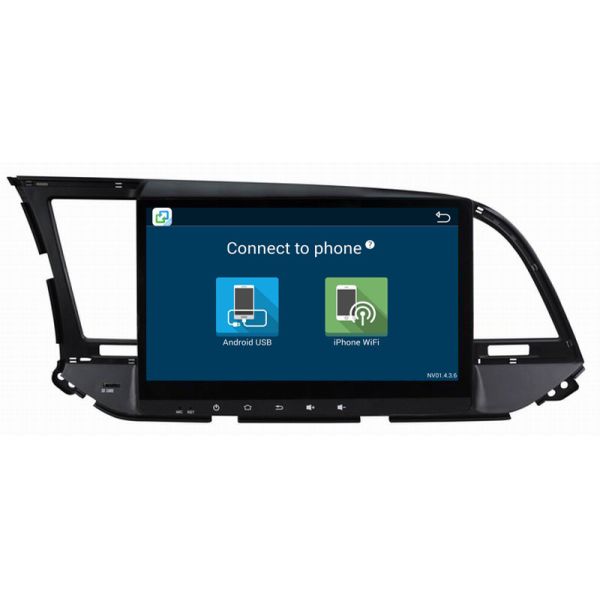 Ouchuangbo car radio gps nav android 8.1 sytstem for Hyundai Elantra 2016 with BT USB wifi 32GB ROM