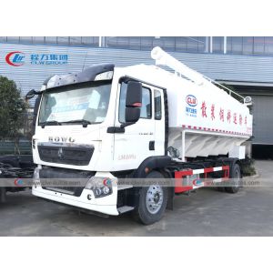 Sinotruk Howo 4x2 6 Wheeler 18cbm Grain Delivery Truck With Hydraulic Auger