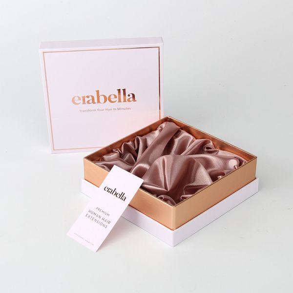 Buy 20cm Flat Pack Cardboard Gift Boxes Wig Packaging Printing Logo at wholesale prices
