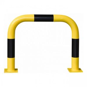 1200x1000mm Collision Protection Guard Hardware Fabrication Yellow Balck