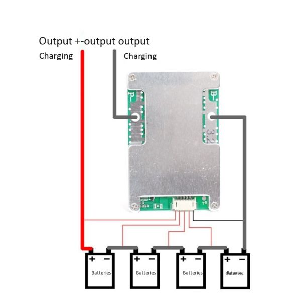4S 12V 120A Lifepo4 Battery BMS Board , CE lead acid battery management system