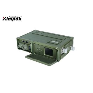 RJ45 Ethernet Transceiver 80-100km UAV Video And Data Link AES 256 Encrypted