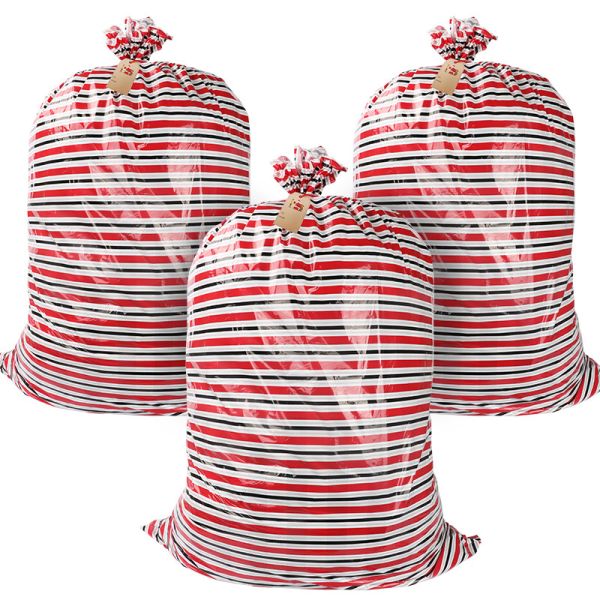 Buy OEM ODM LDPE Christmas Santa Sacks For Gift Wrapping at wholesale prices